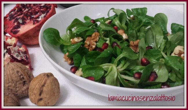 Insalata melograno e noci