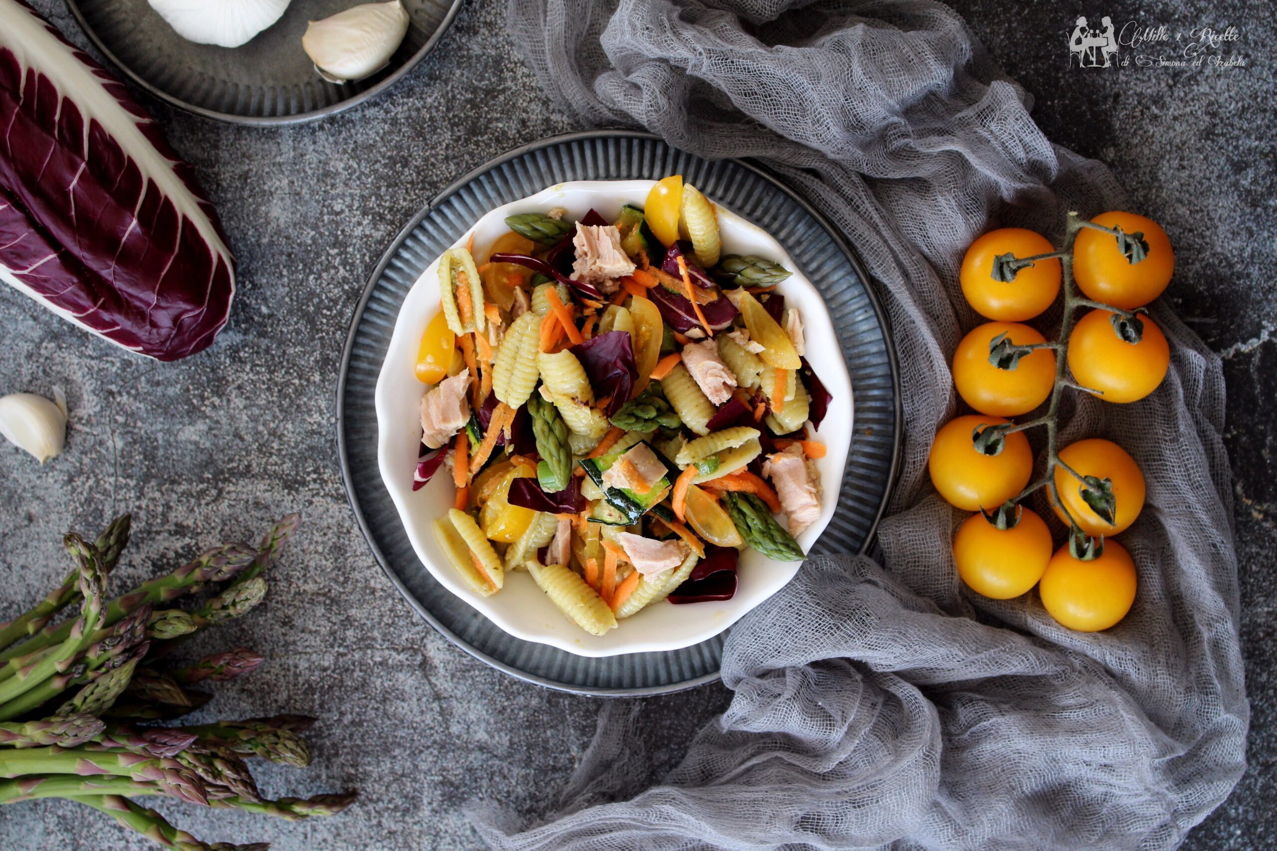 Insalata primavera con pasta