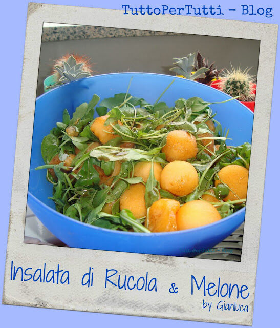 Insalata rucola e melone by gianluca
