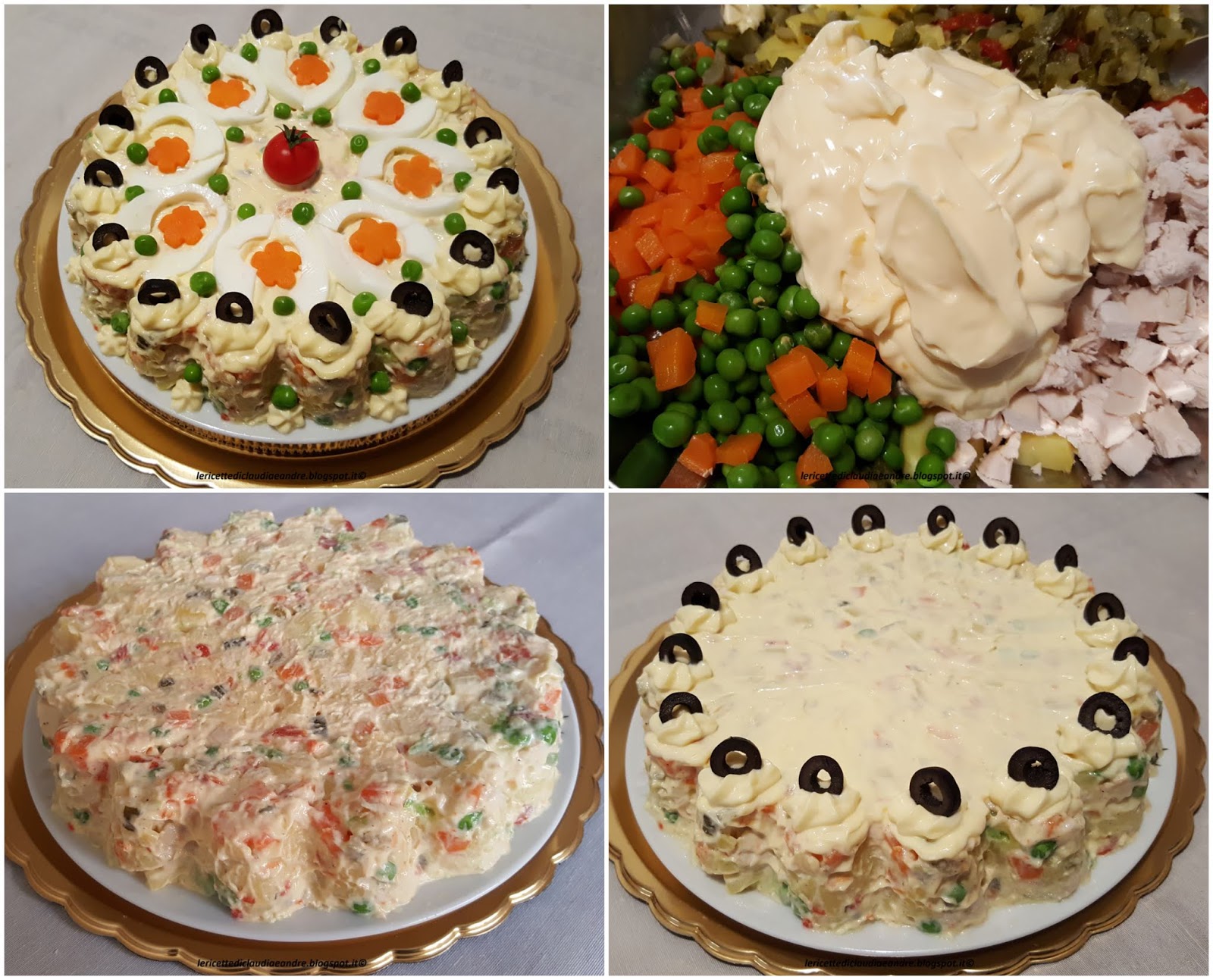 Insalata russa con pollo