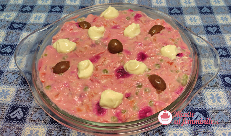 Insalata russa vegana