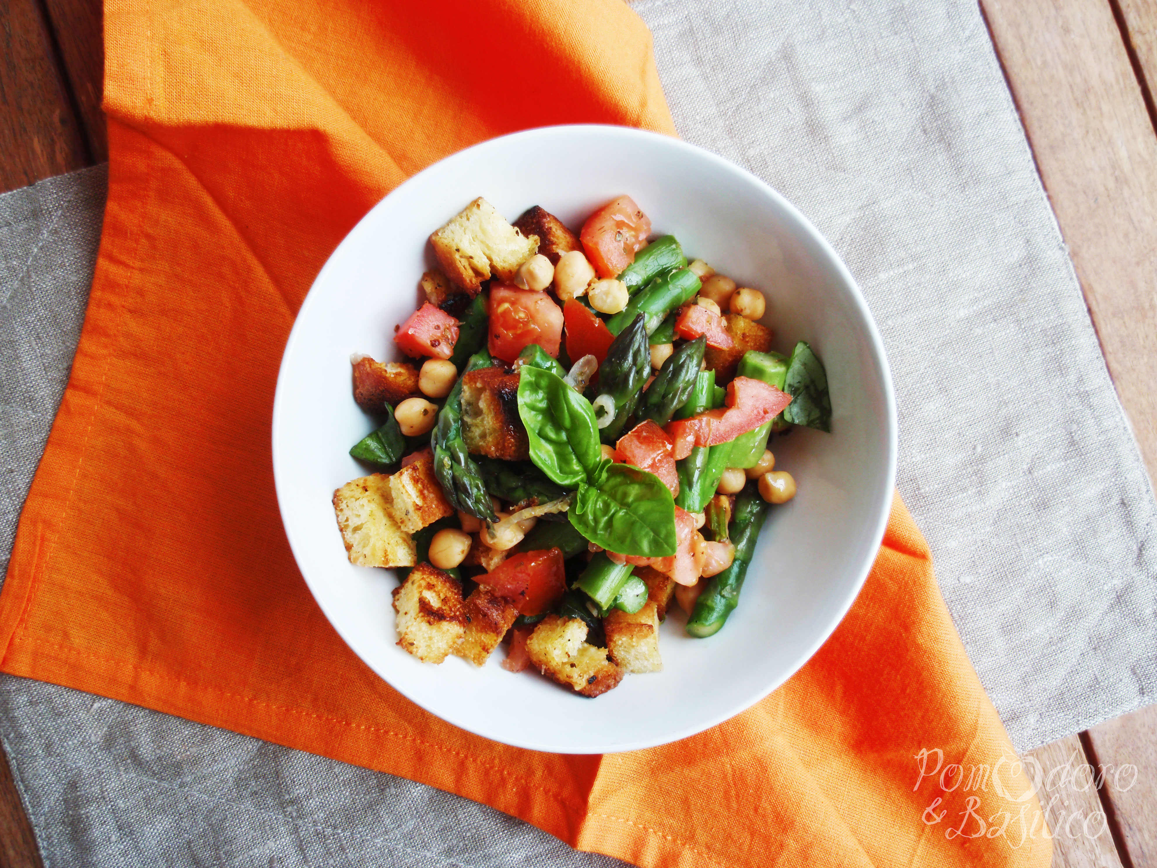 Insalata tiepida di asparagi