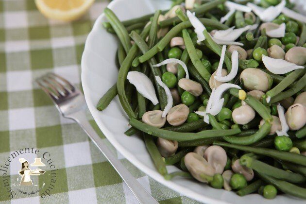 Insalata tiepida di primavera
