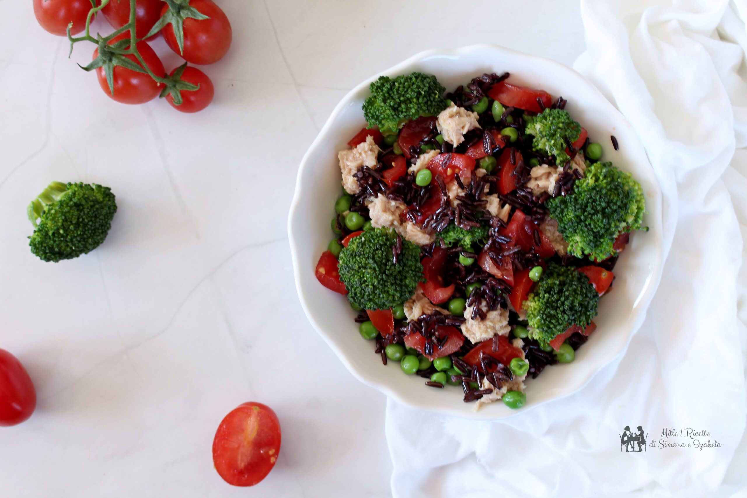Insalata tiepida di riso venere
