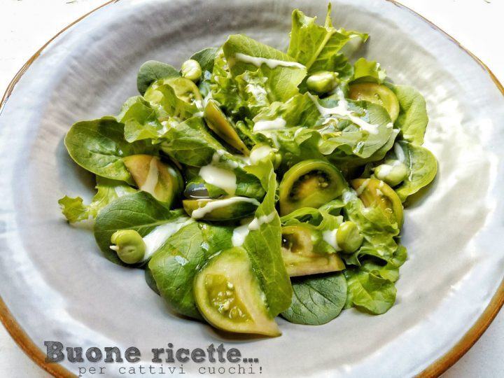 Insalata verde con citronette