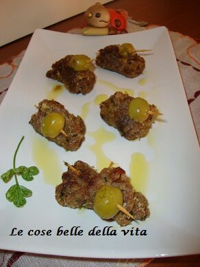 Involtini aromatici di carpaccio