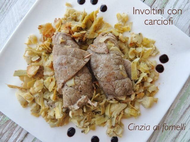 Involtini con carciofi