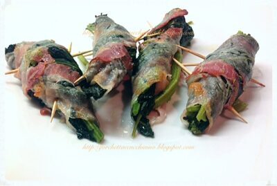 Involtini croccanti di spinaci