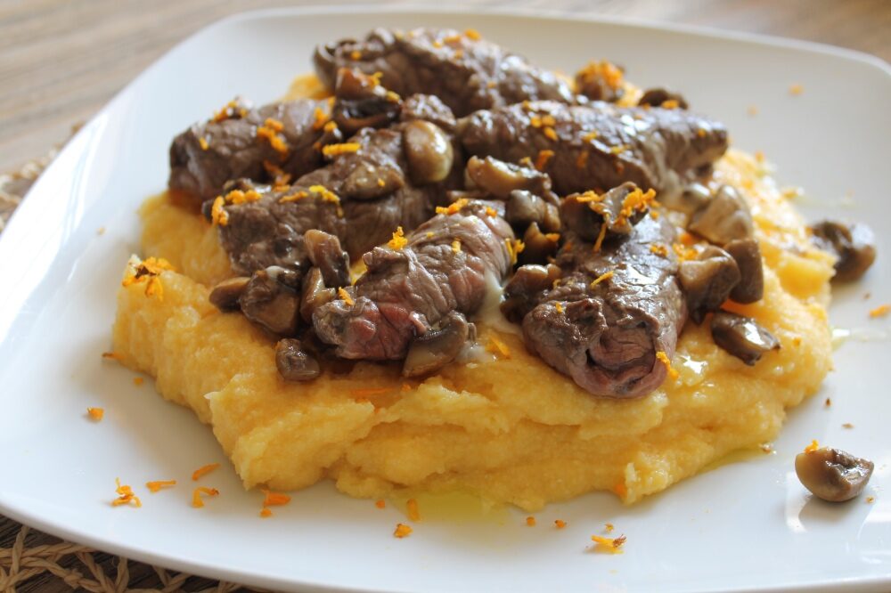Involtini delicati con i funghi