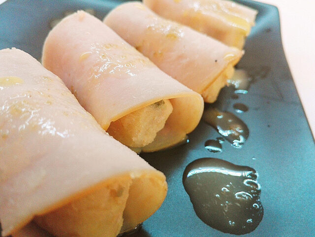 Involtini di arrosto di pollo