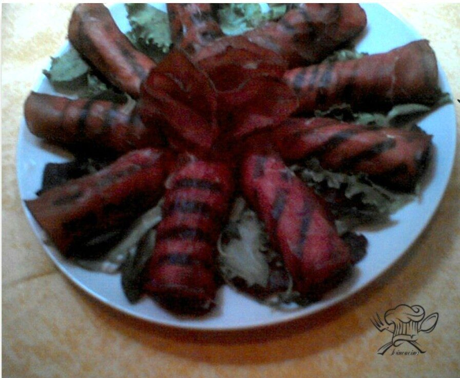 Involtini di bresaola e melanzana