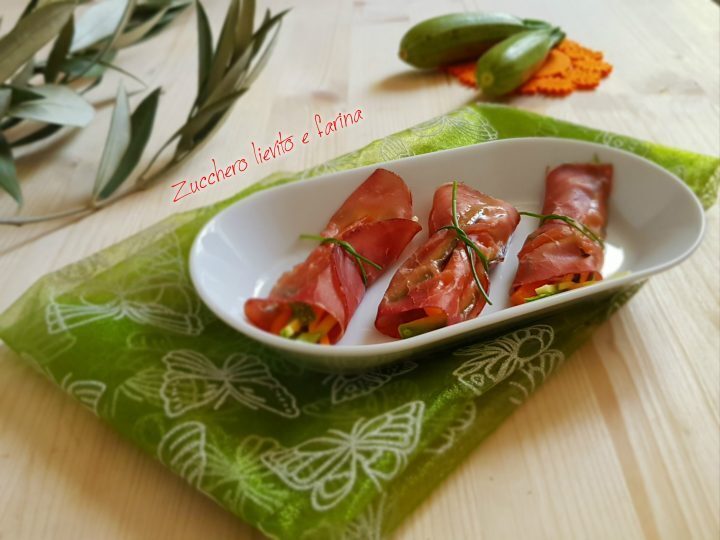 Involtini di bresaola e verdure