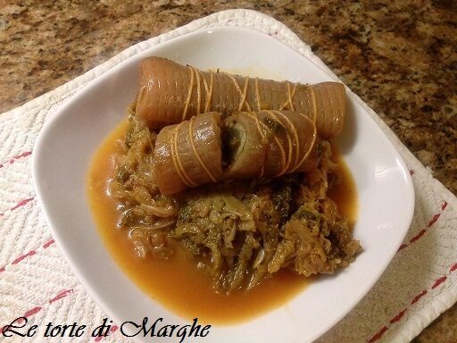 Involtini di cotica piatto tipico lucano