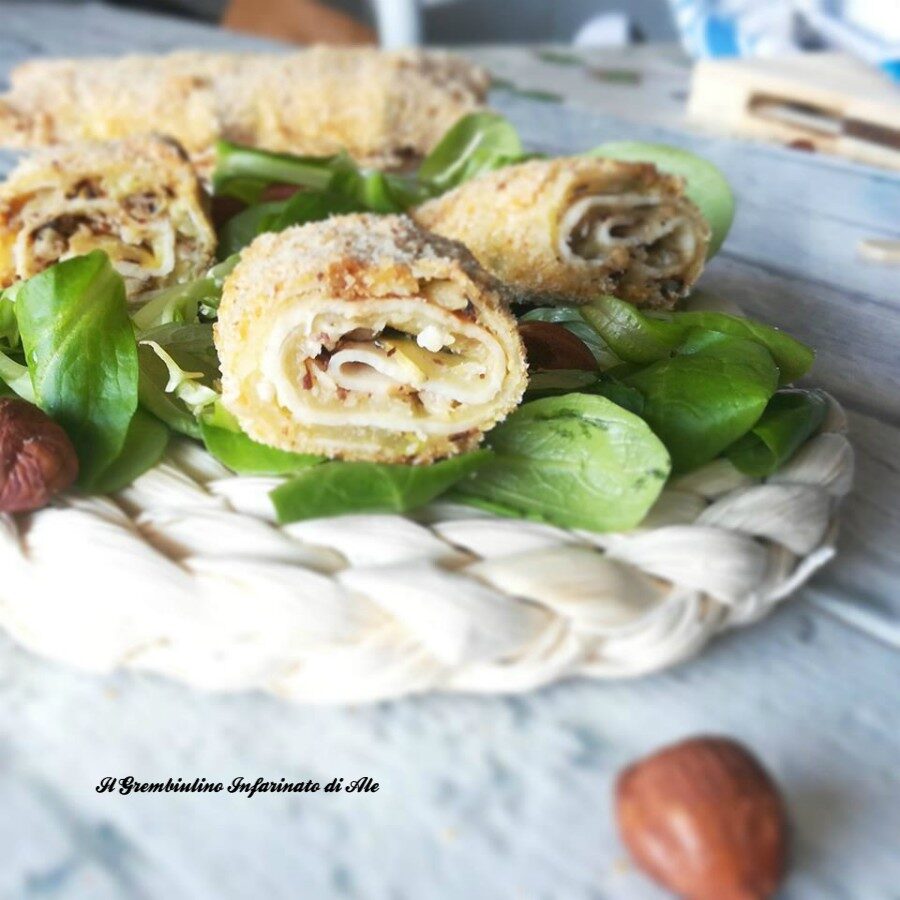 Involtini di fesa alle nocciole