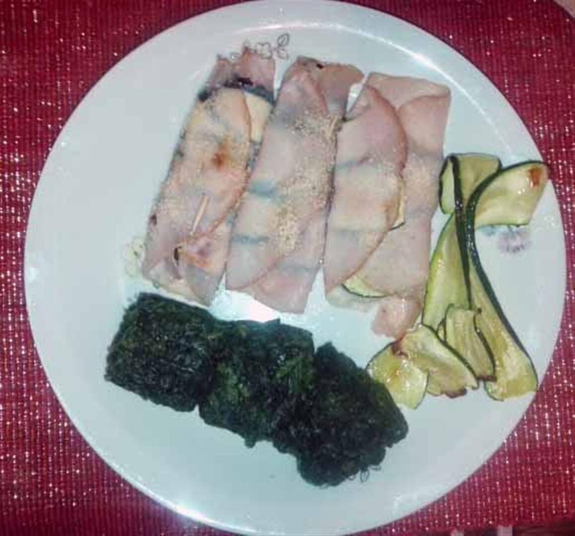 Involtini di fesa di tacchino arrosto