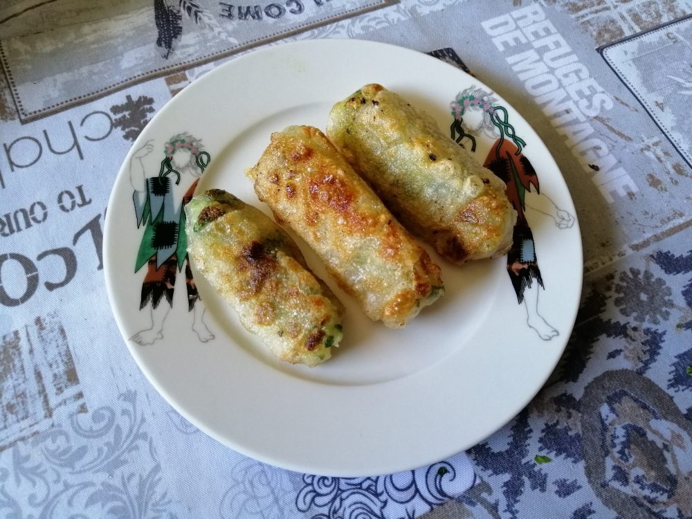 Involtini di gamberi