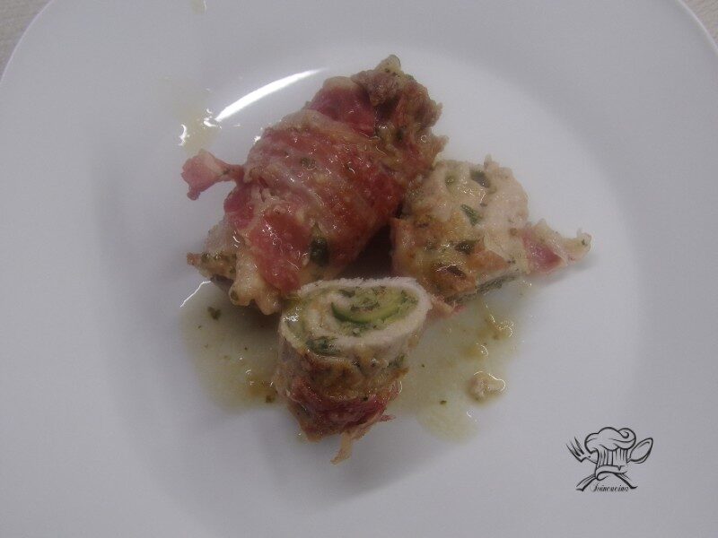 Involtini di lonza di maiale