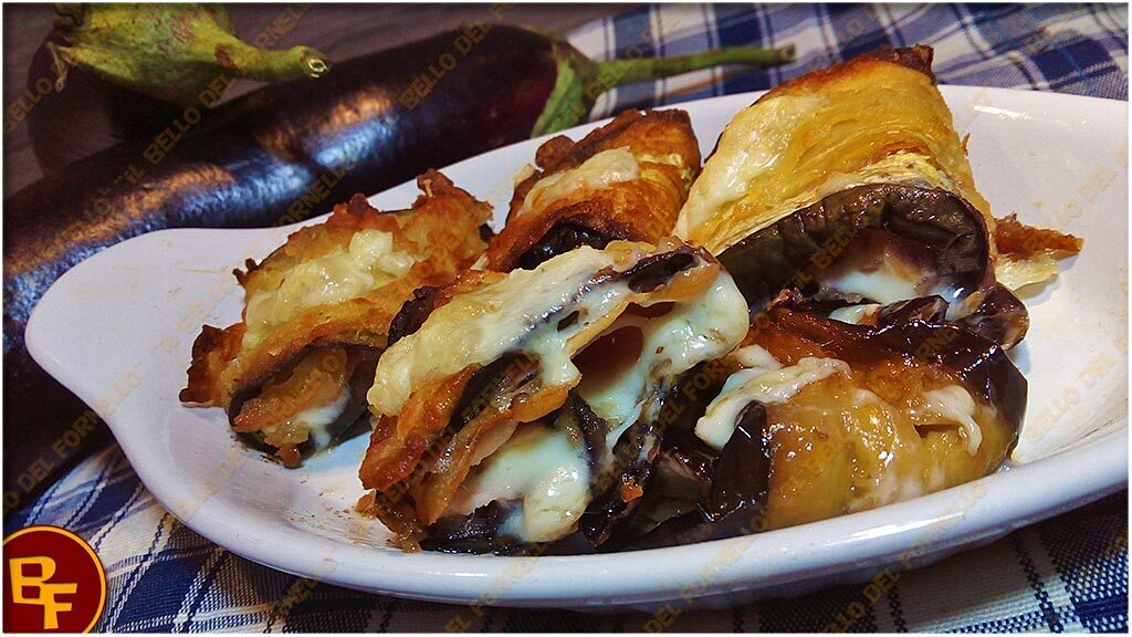 Involtini di melanzana cotti al forno