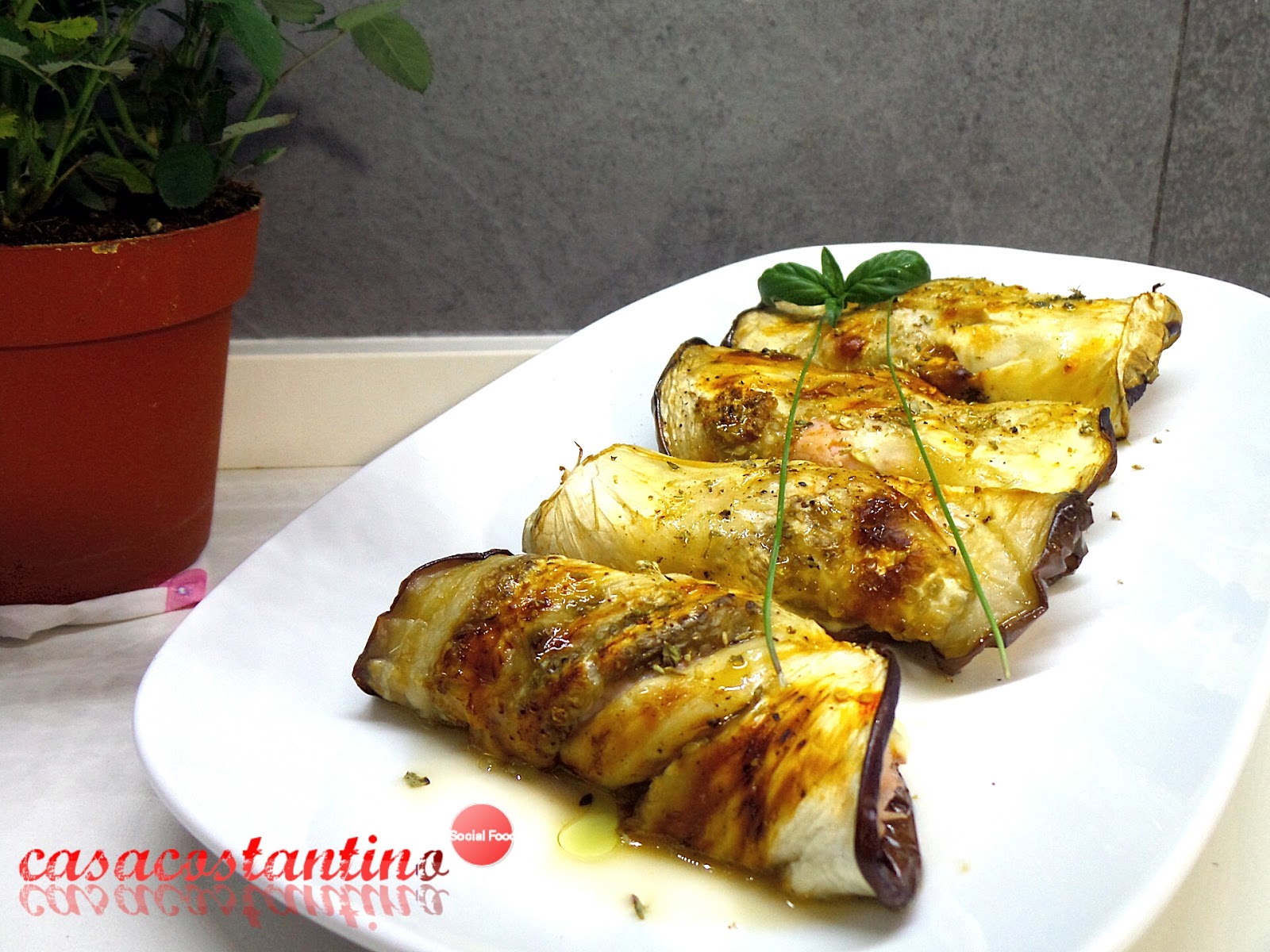 Involtini di melanzana