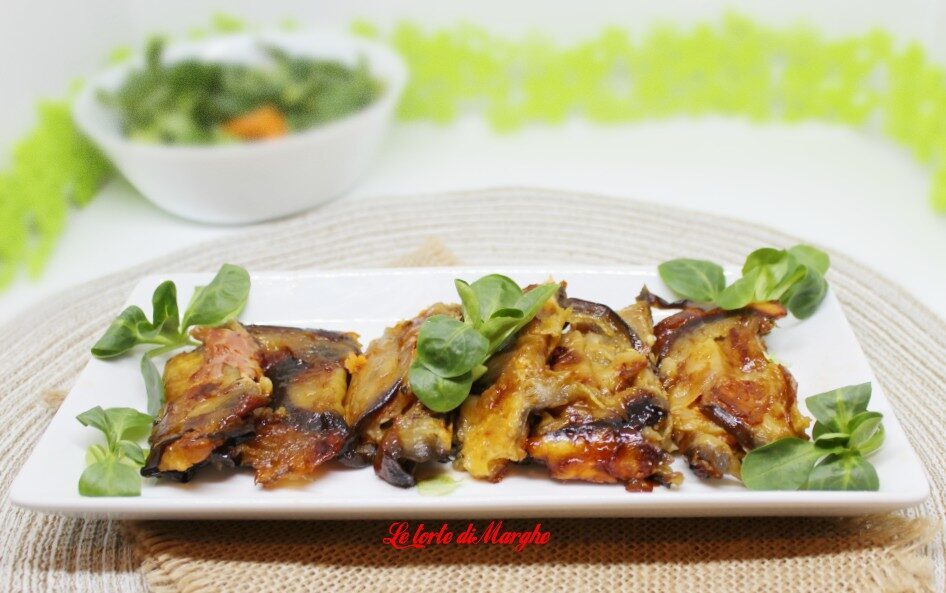 Involtini di melanzane con prosciutto e scamorza