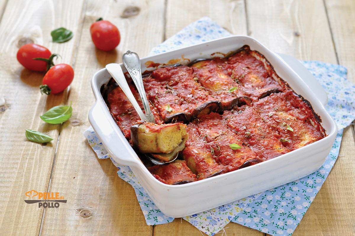 Involtini di melanzane e tonno al pomodoro