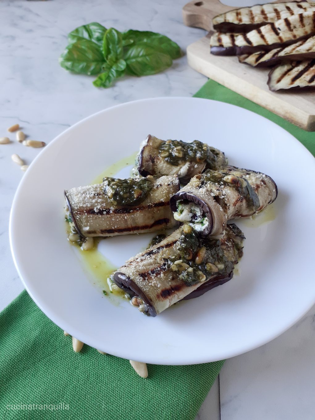 Involtini di melanzane