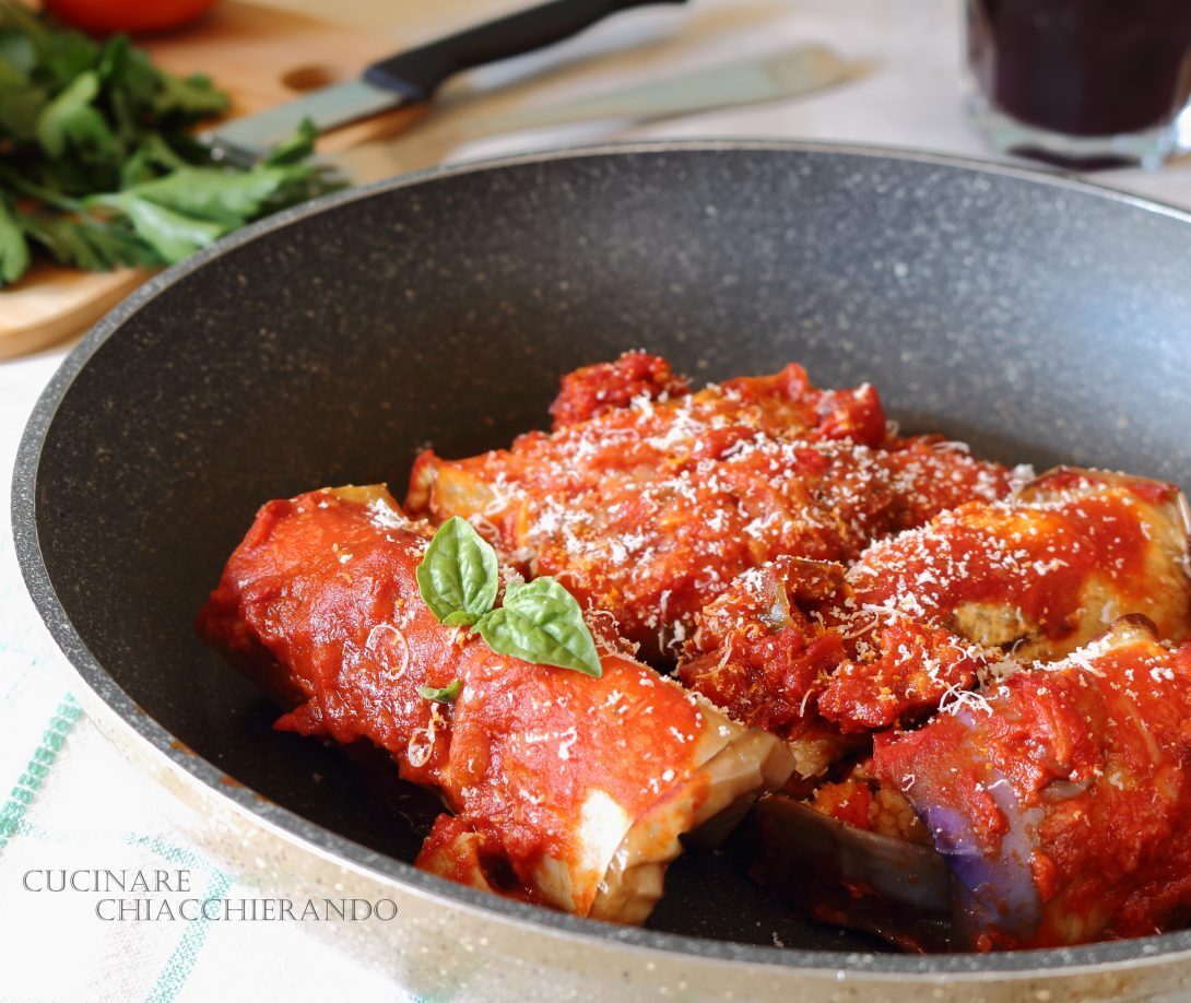 Involtini di melanzane vegetariani