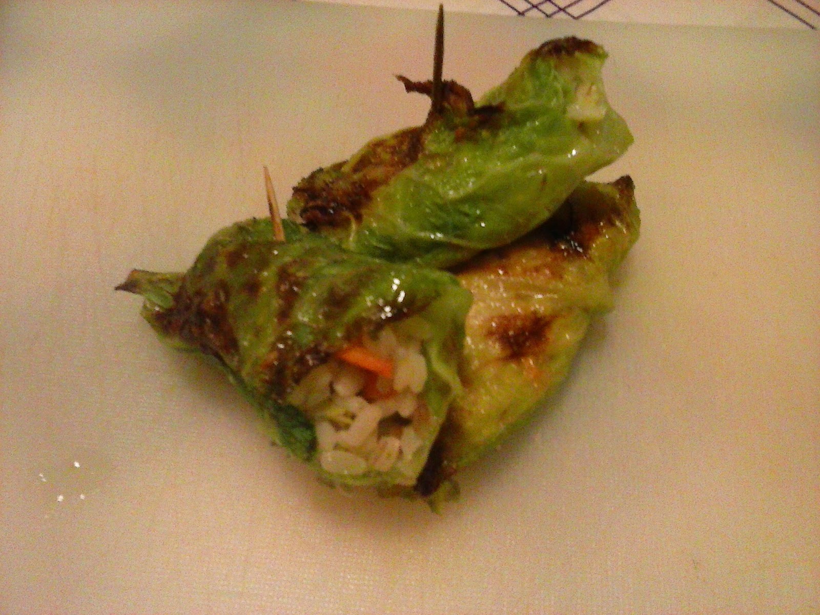 Involtini di orzo vegetariani