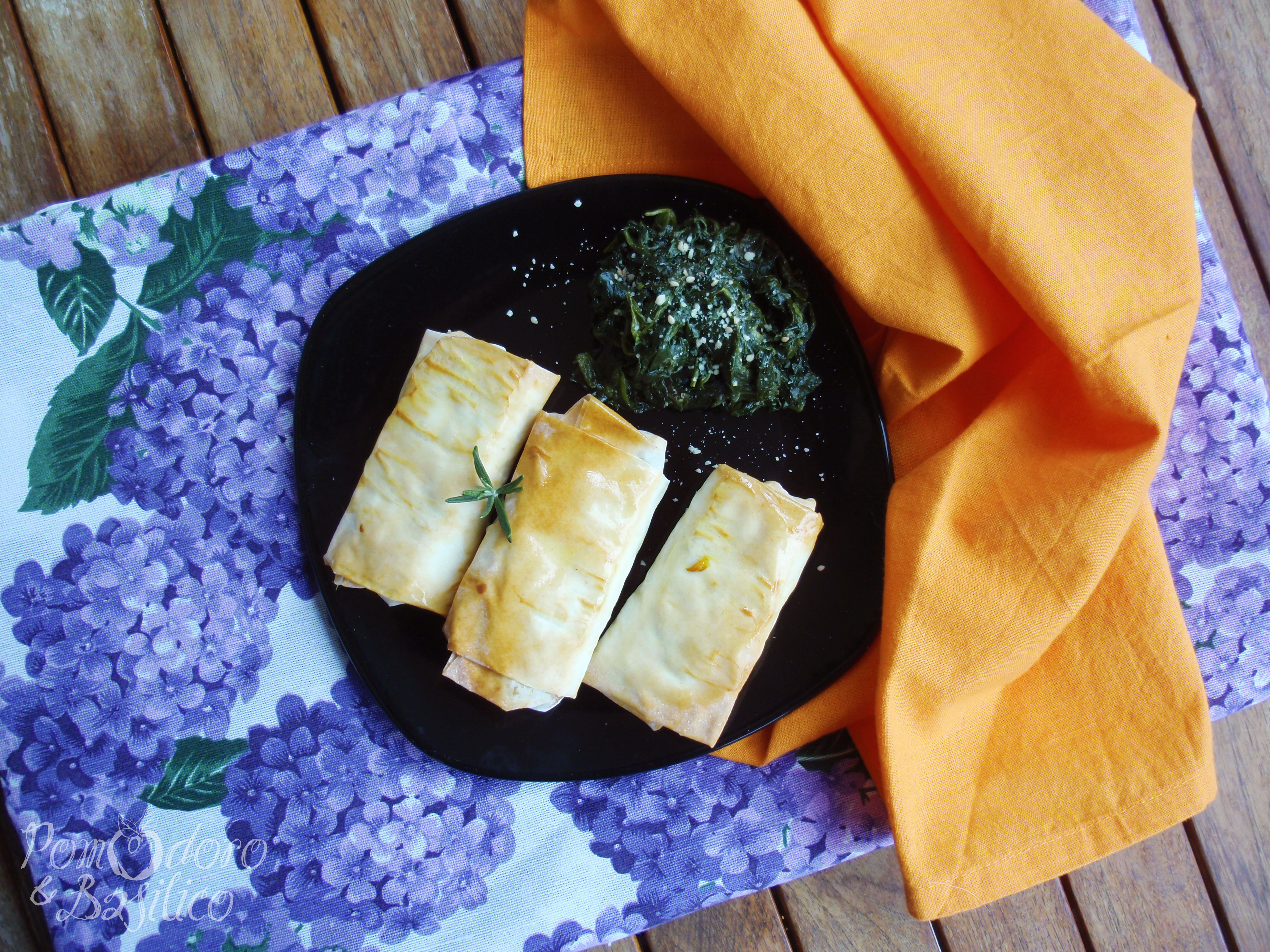 Involtini di pasta fillo