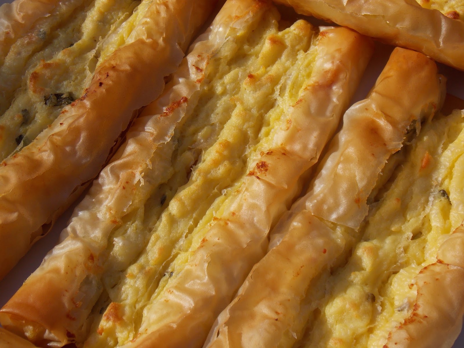 Involtini di patate in pasta filo