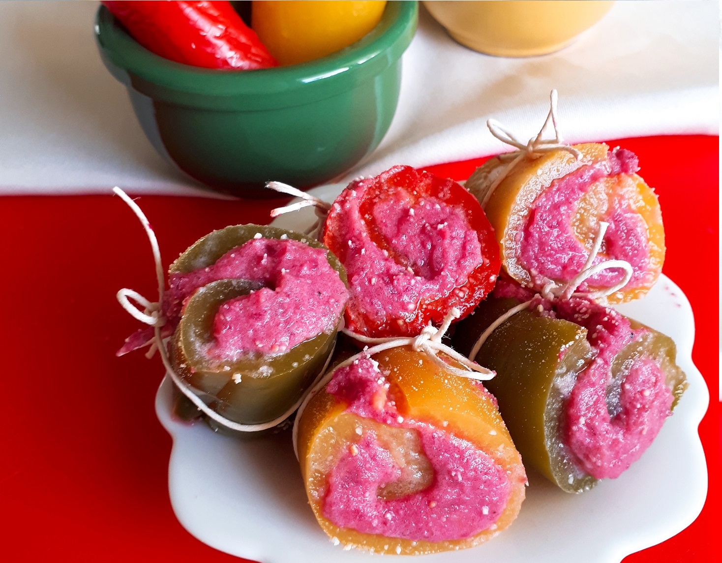 Involtini di peperoni