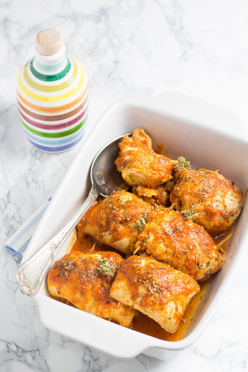 INVOLTINI DI POLLO AL SUGO CON SCAMORZA