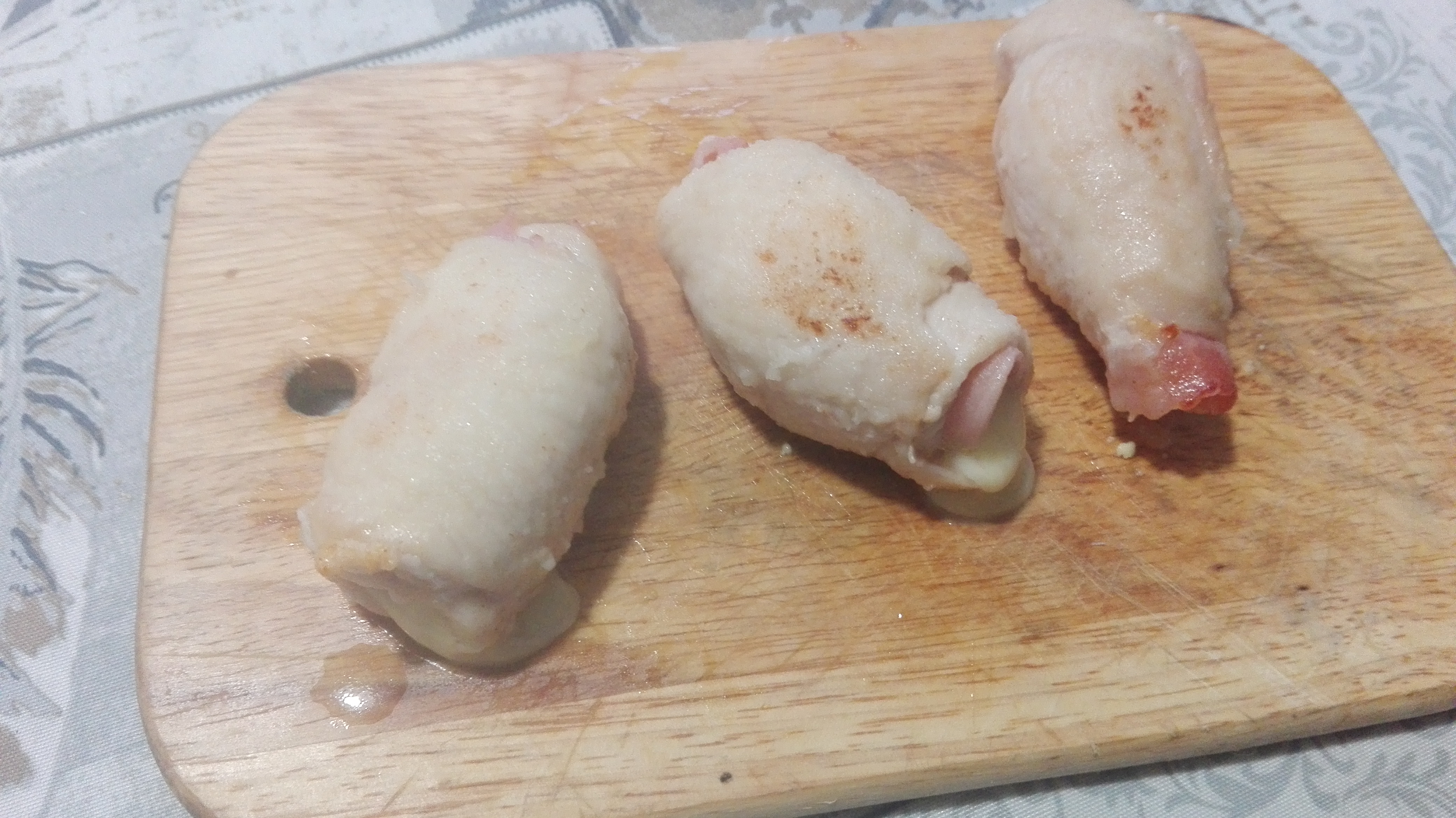 Involtini di pollo al vino bianco