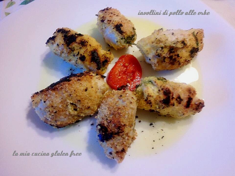 Involtini di pollo alle erbe