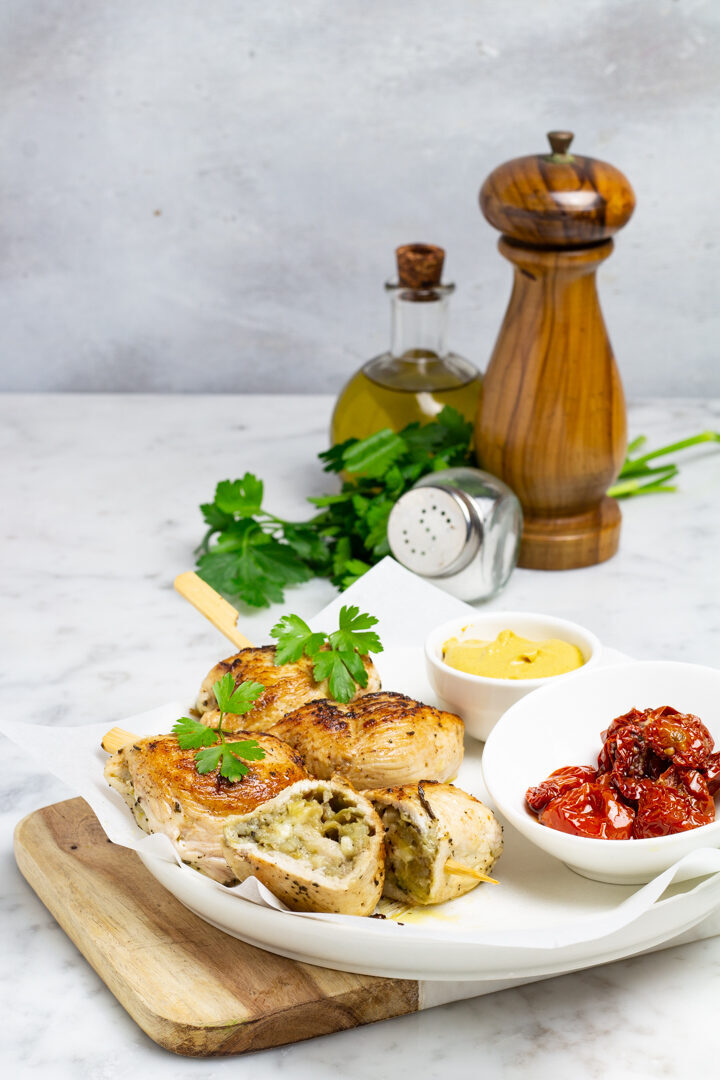 Involtini di pollo con carciofi