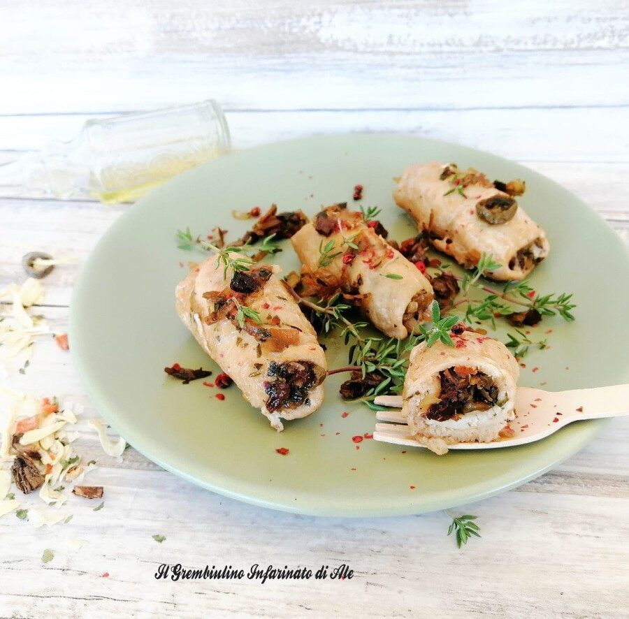Involtini di pollo con mix al tartufo