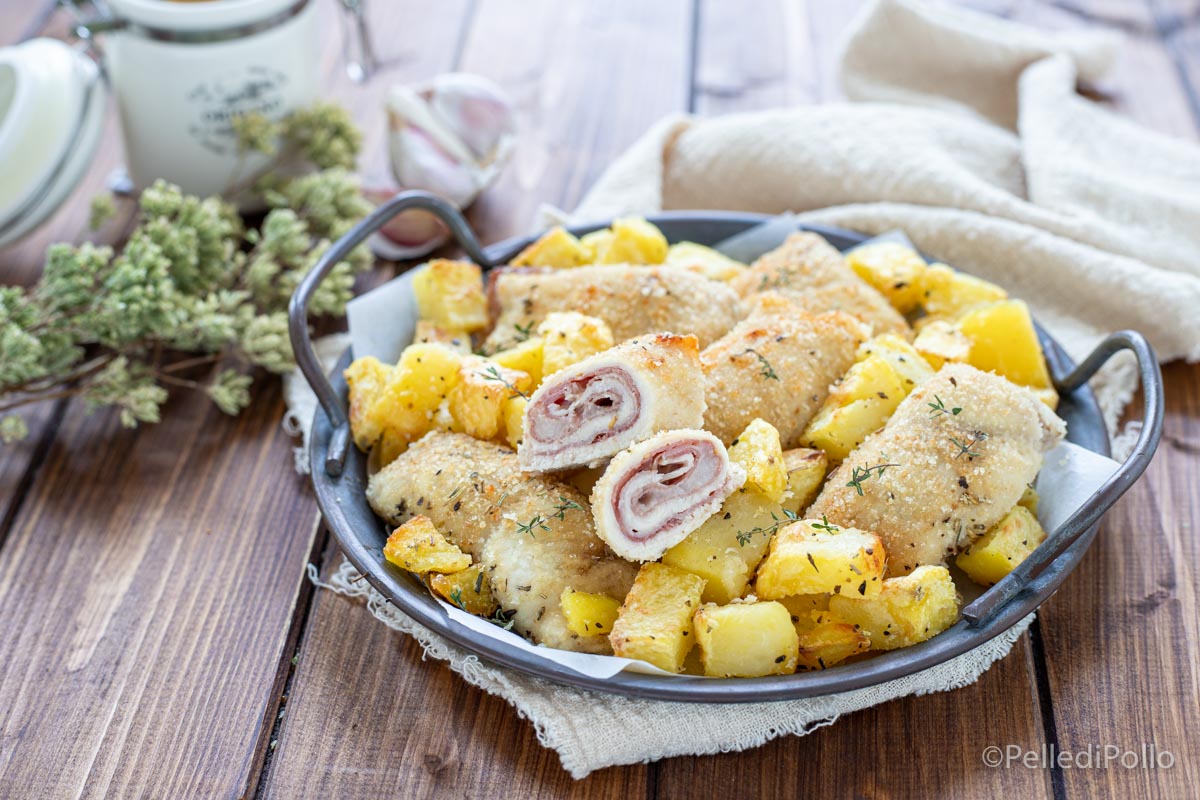 Involtini di pollo con patate