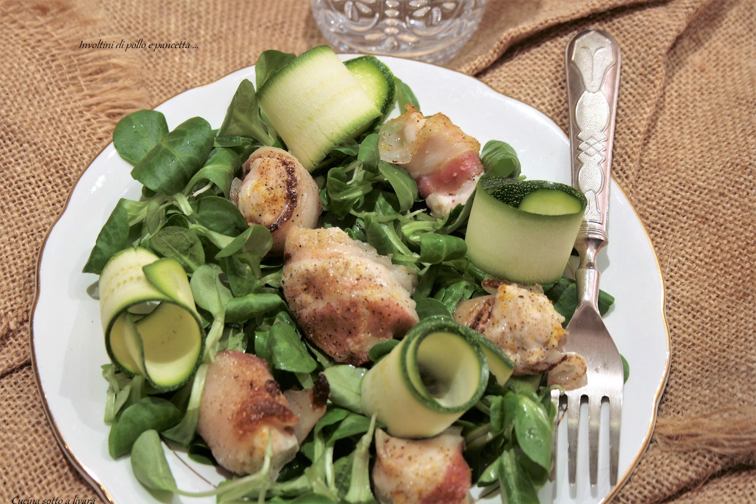Involtini di pollo e pancetta