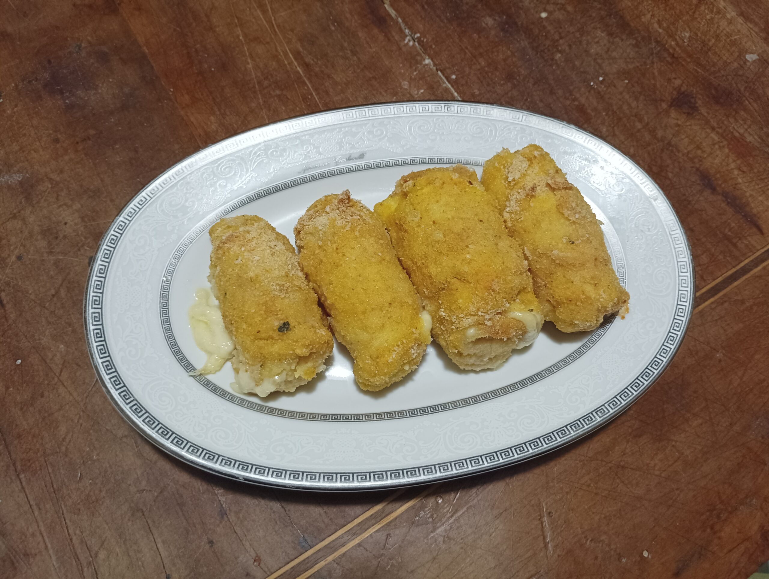 Involtini di pollo gratinati al forno