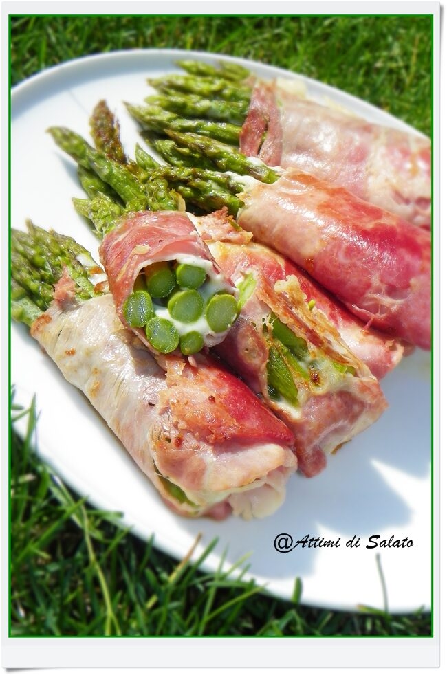 Involtini di prosciutto e asparagi