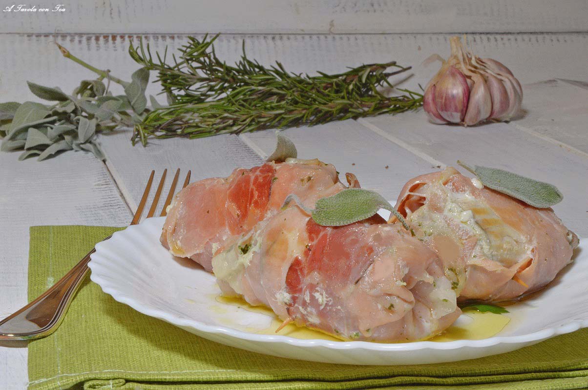 Involtini di sogliola e speck