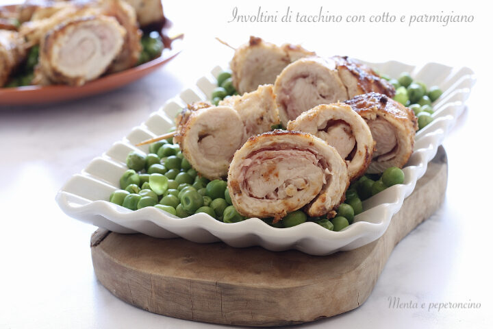 Involtini di tacchino con cotto e parmigiano