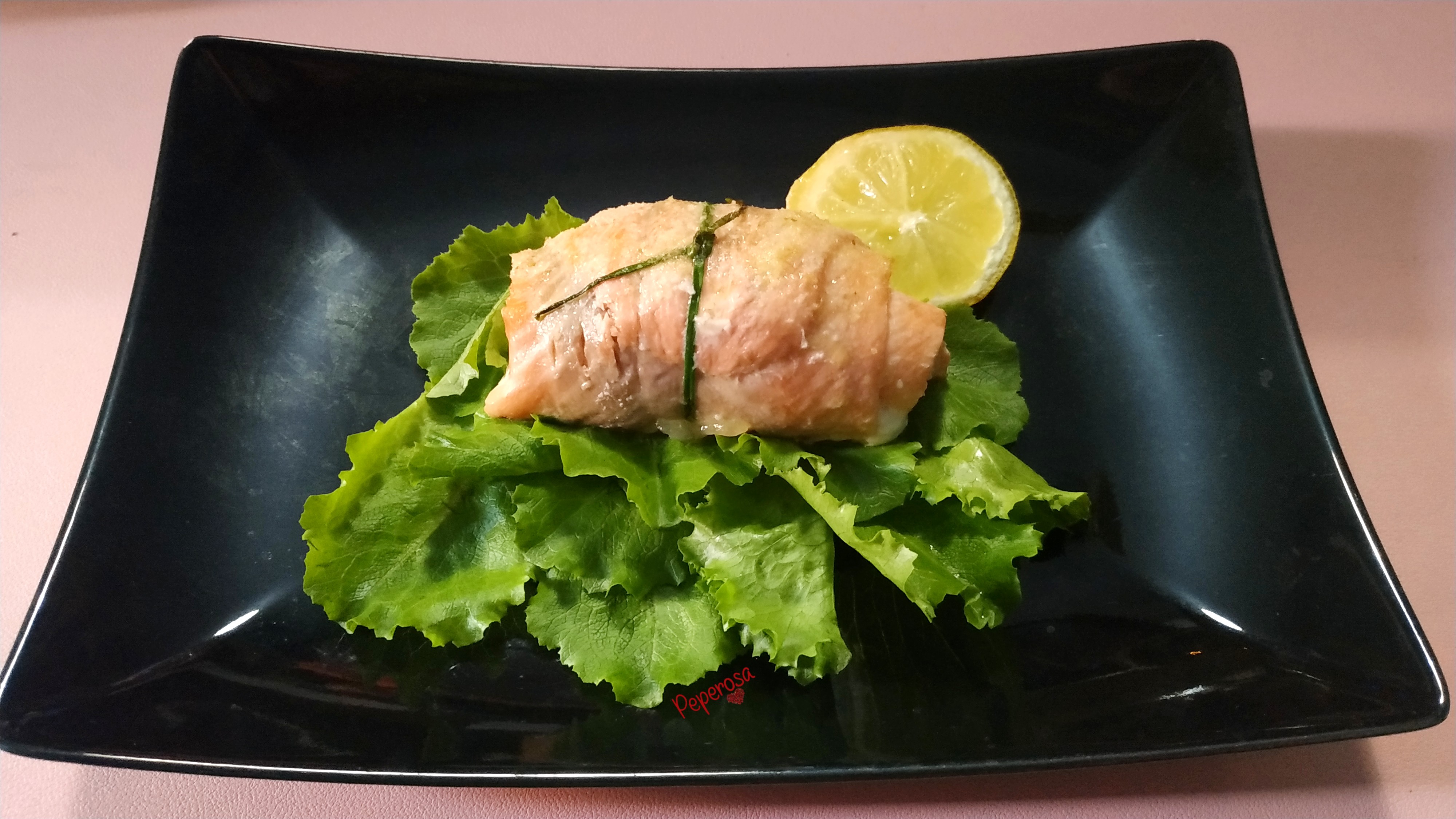 Involtini di trota al caprino