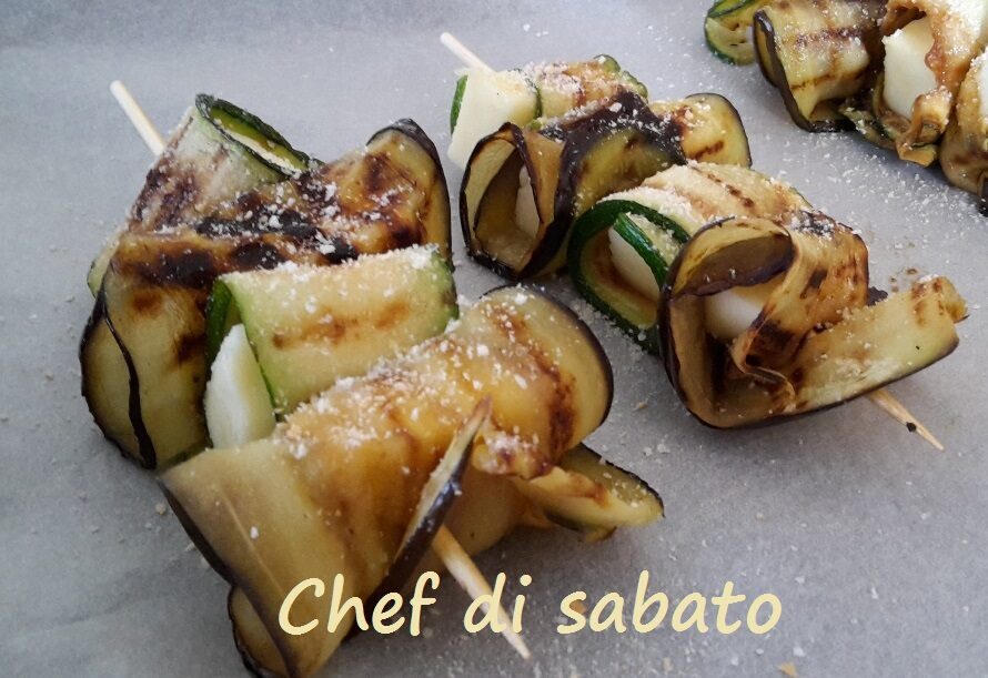 Involtini di verdura alla griglia