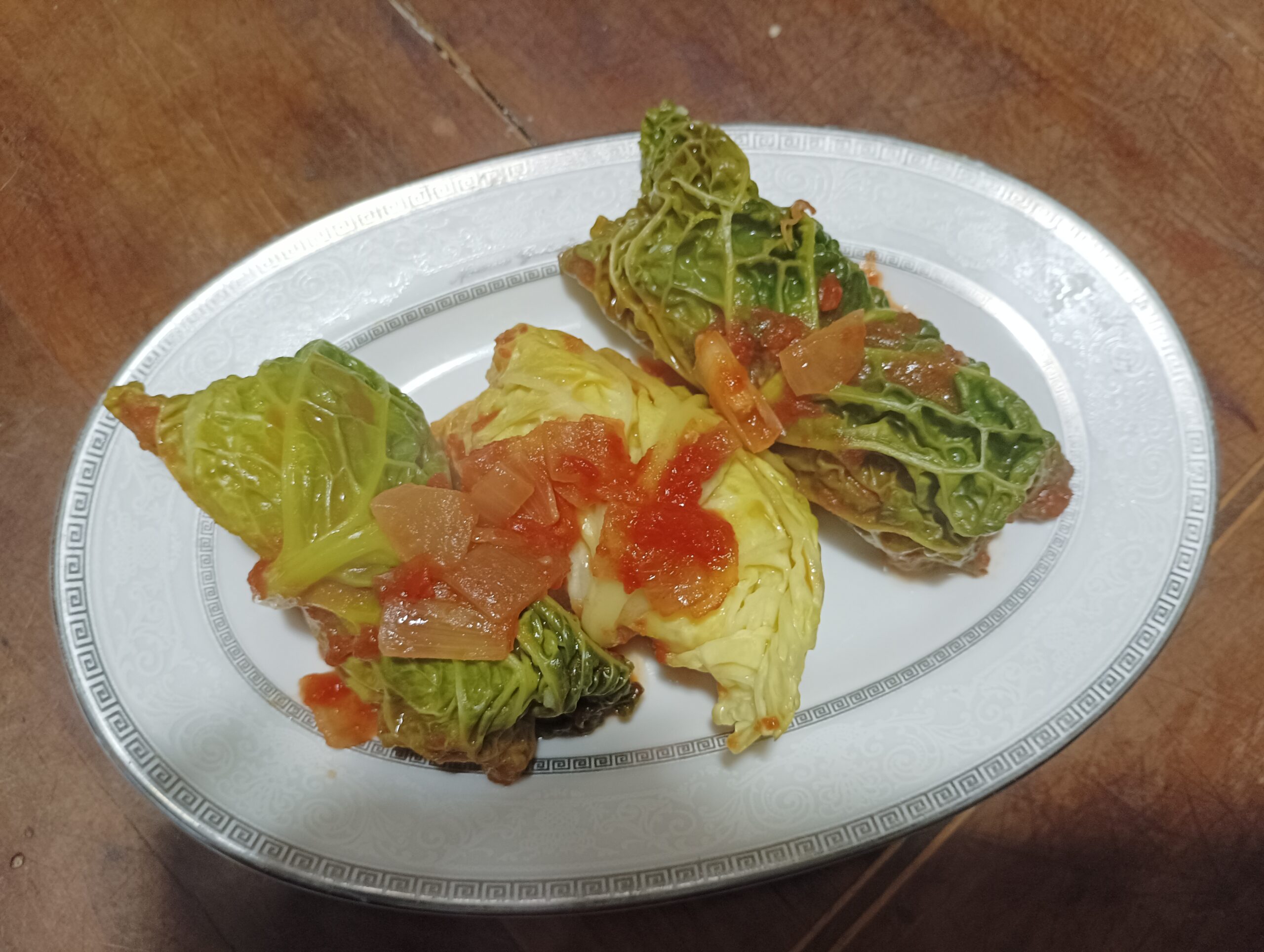 Involtini di verza con patate