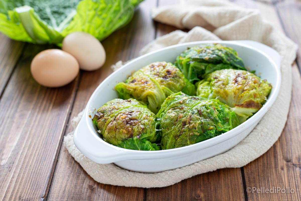 Involtini di verza senza carne