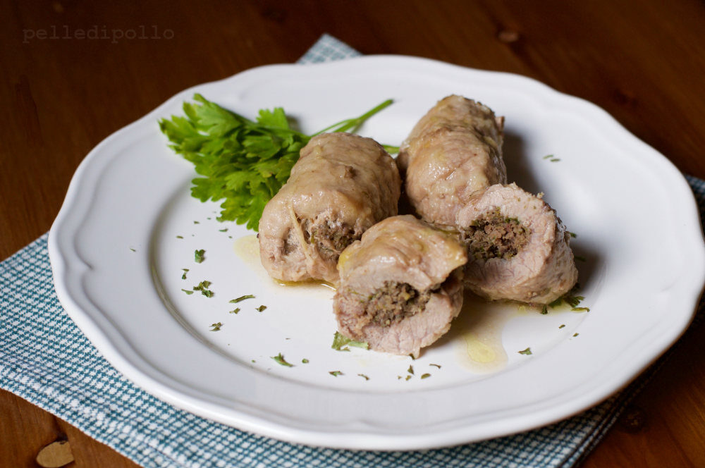 Involtini di vitello con gustoso ripieno