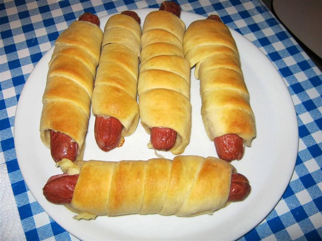 Involtini di wurstel