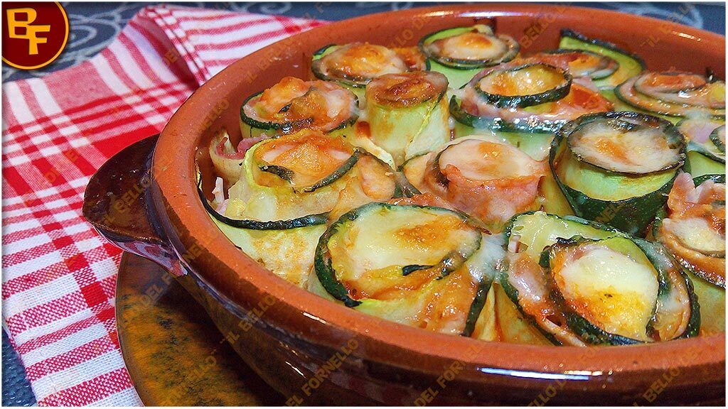 Involtini di zucchina alla pizzaiola