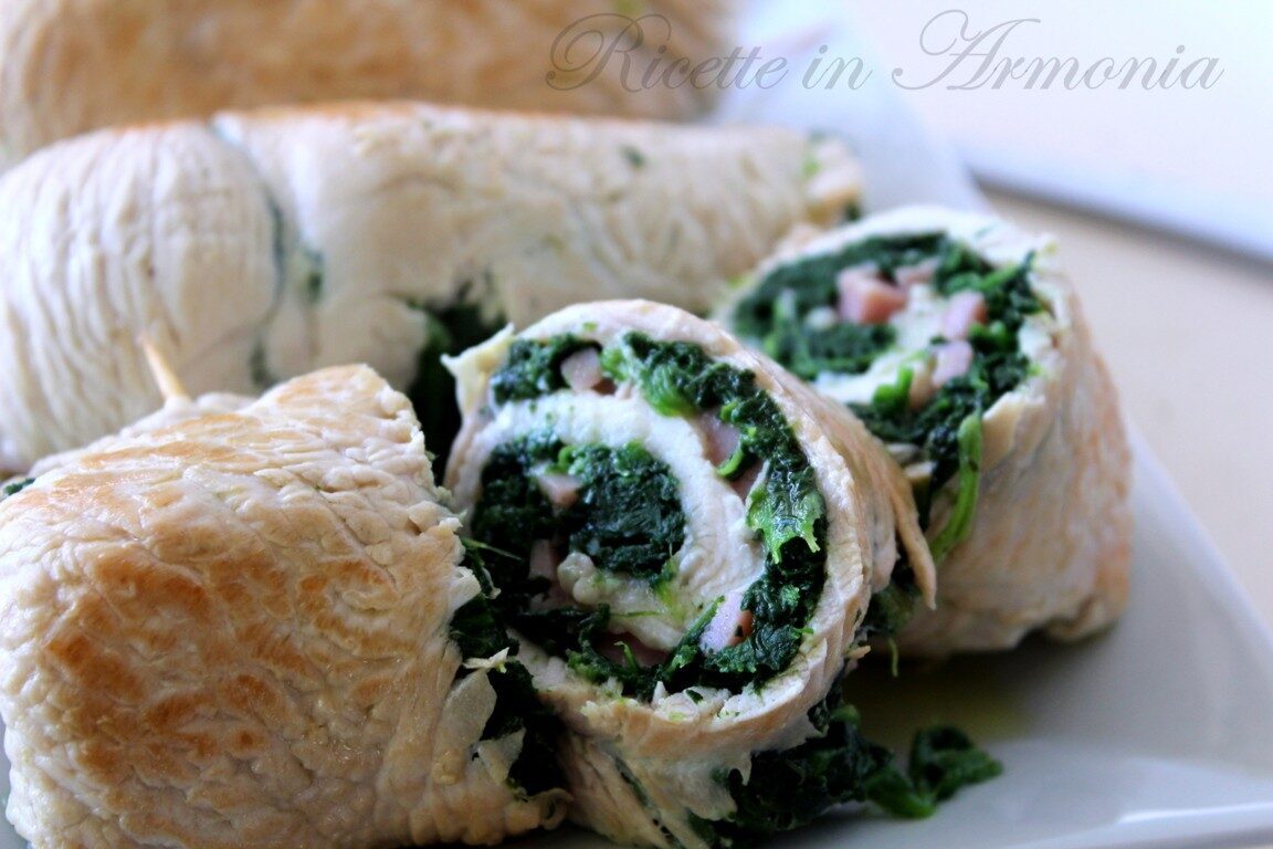 Involtini light di tacchino e spinaci!
